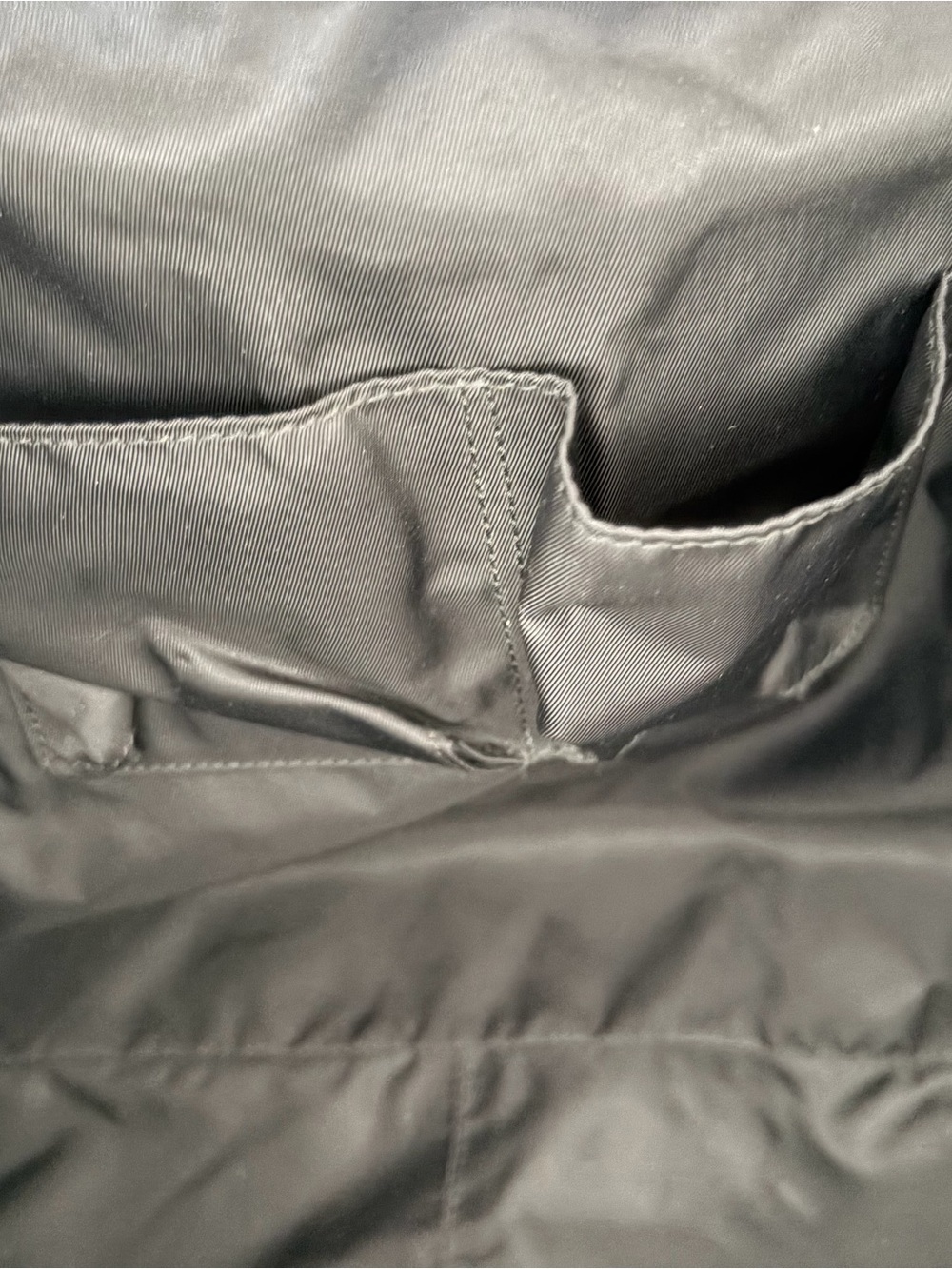 Gucci Black Canvas Duffel with Orange Trim and Striped Handles - Picture 11 of 12